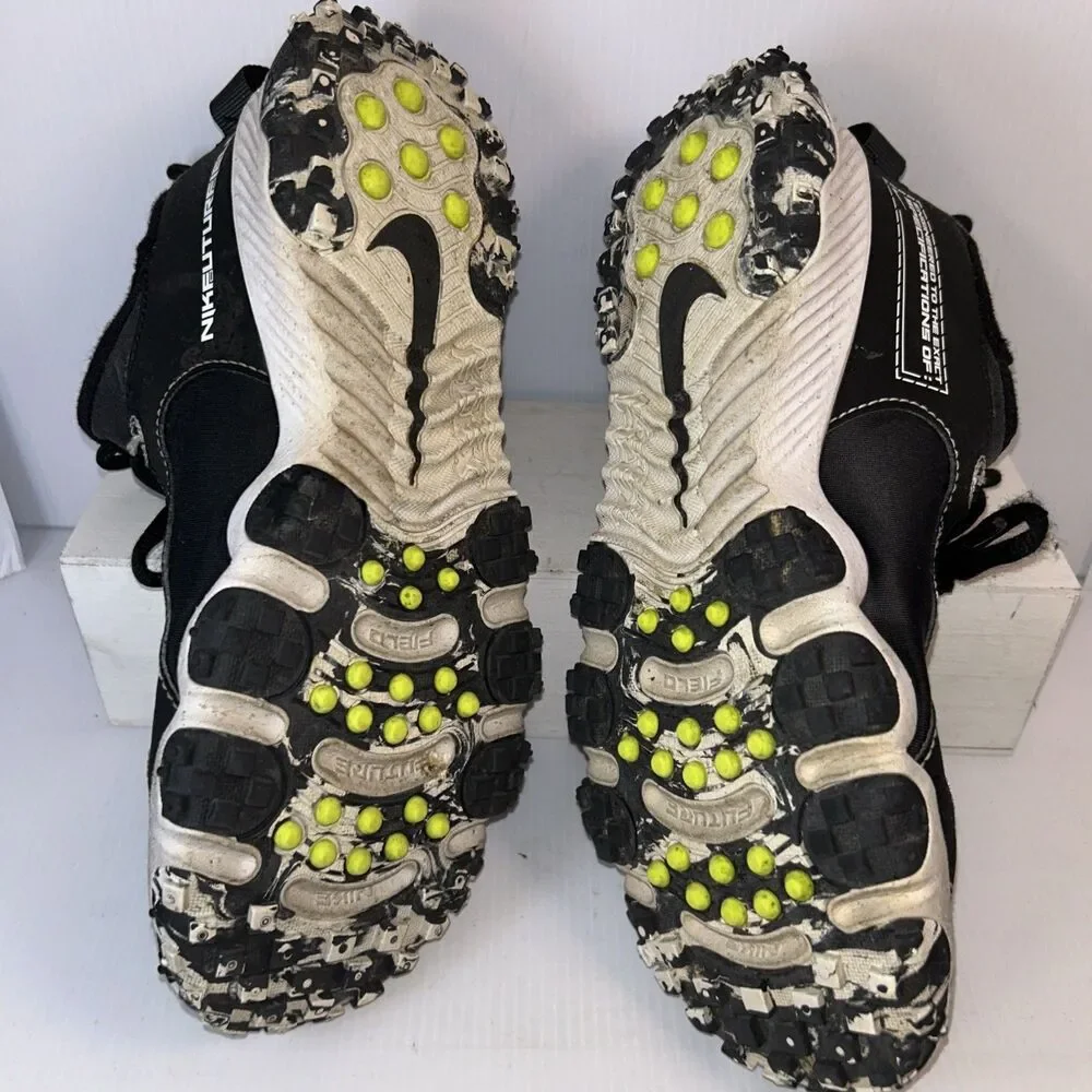 Nike Future Field Black White Baseball Shoes DJ6949-002 Youth Size 5.5Y